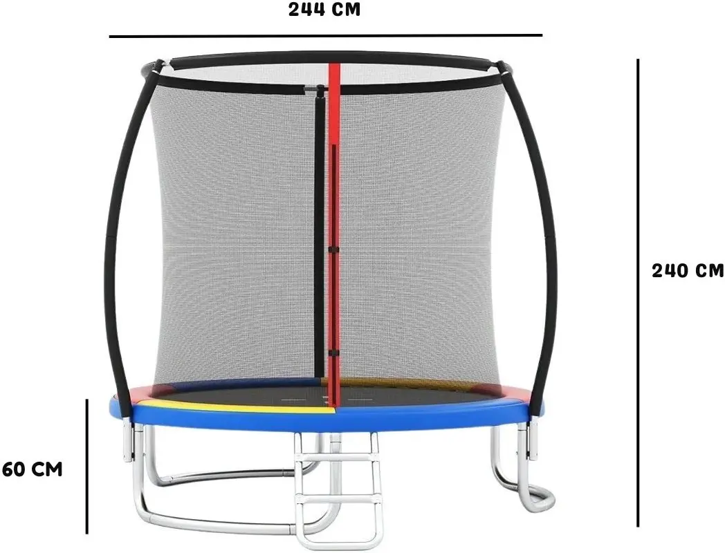 Trambulina cu plasa de protectie Costway TW10140CL (Multicolor) - 2
