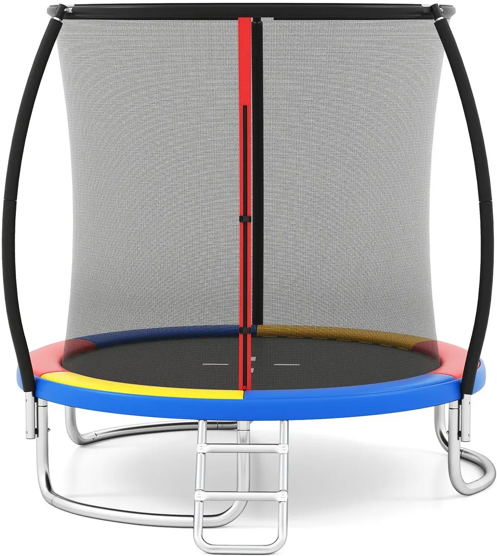 Trambulina cu plasa de protectie Costway TW10140CL (Multicolor)