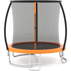 Trambulina cu plasa de protectie Costway TW10140OR (Orange)