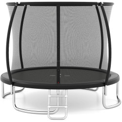 Trambulina cu plasa de protectie Costway TW10141BK (Black)