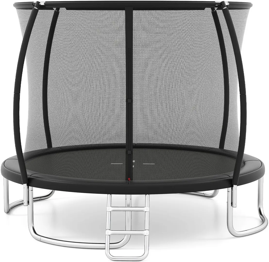 Trambulina cu plasa de protectie Costway TW10141BK (Black)