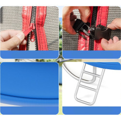 Trambulina cu plasa de protectie Costway TW10141CL (Multicolor) Thumb