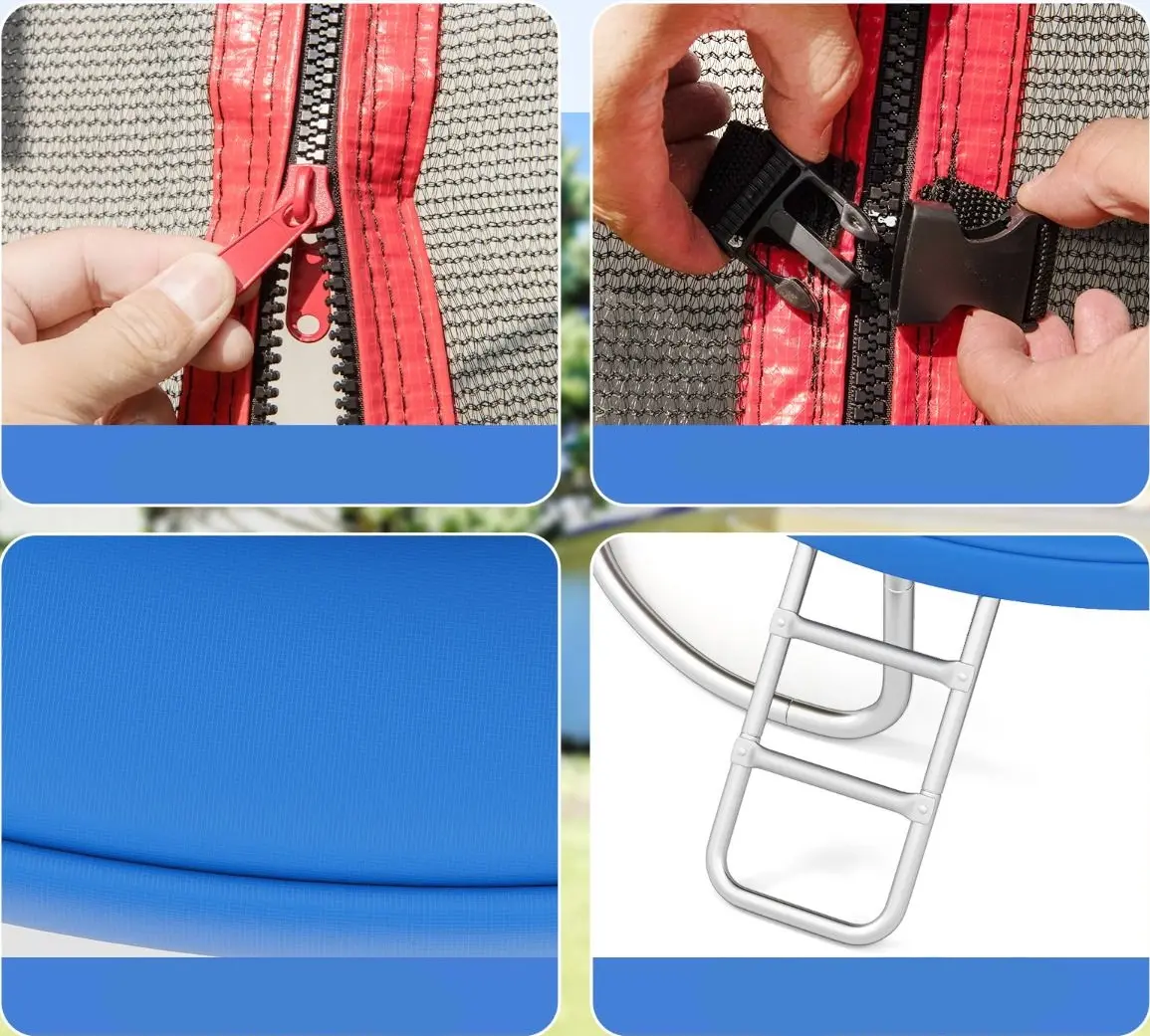 Trambulina cu plasa de protectie Costway TW10141CL (Multicolor) - 2