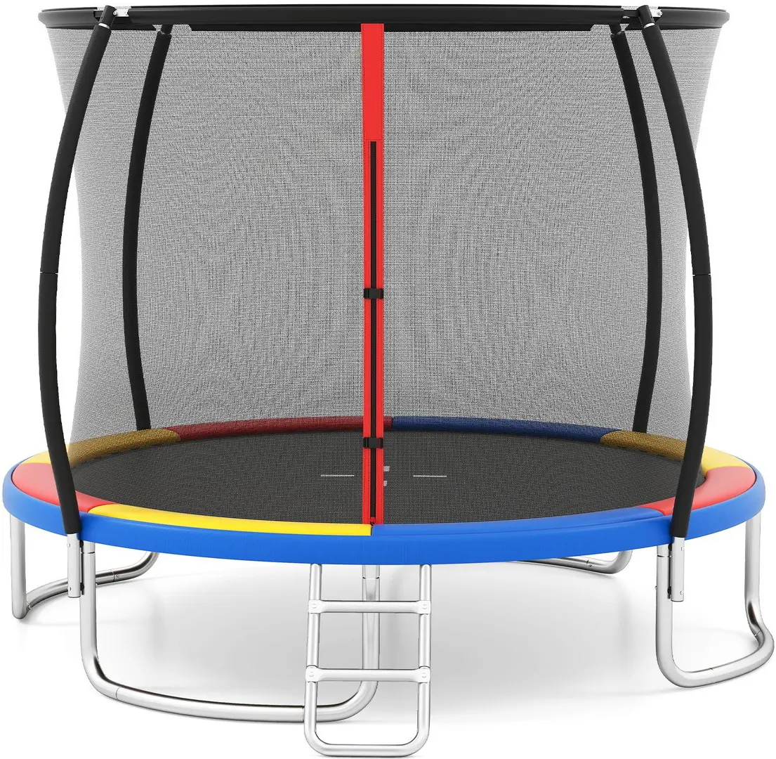 Trambulina cu plasa de protectie Costway TW10141CL (Multicolor)