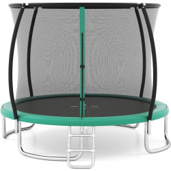 Trambulina cu plasa de protectie Costway TW10141GN (Green)