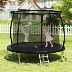 Trambulina cu plasa de protectie Costway TW10142BK (Black) Thumb