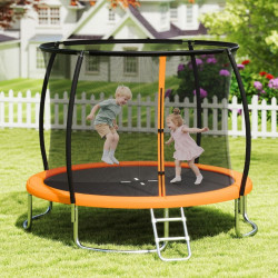 Trambulina cu plasa de protectie Costway TW10142OR (Orange) Thumb
