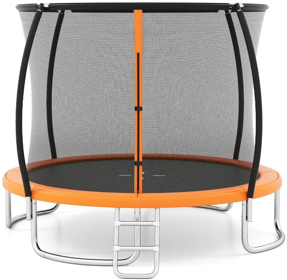 Trambulina cu plasa de protectie Costway TW10142OR (Orange)
