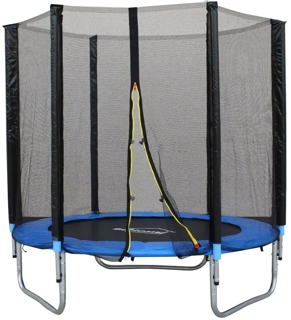 Trambulina cu plasa de protectie DeHome Jumper 1006 183cm (Black/Blue)