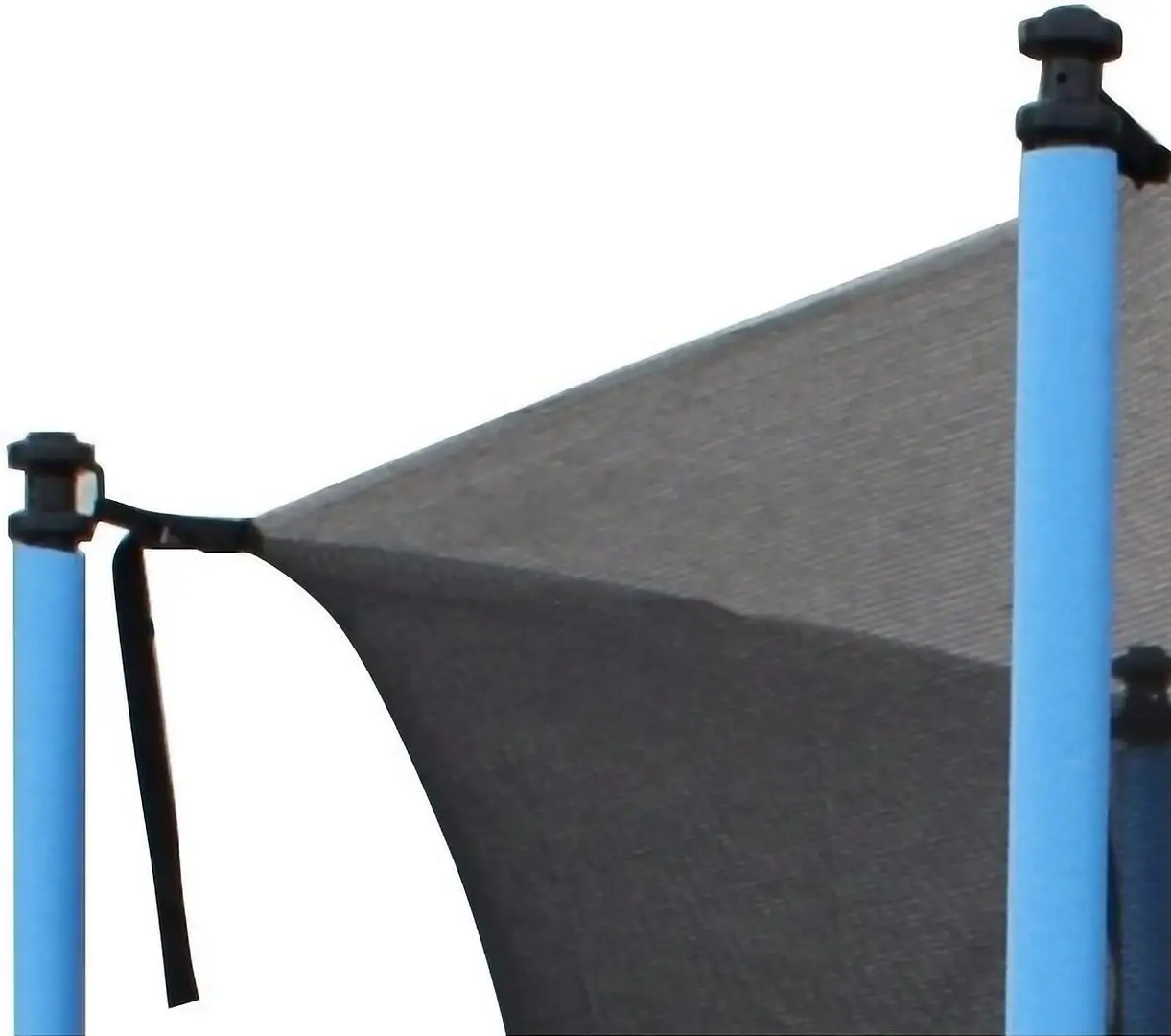 Trambulina cu plasa de protectie DeHome Jumper 1008 244cm (Black/Blue)