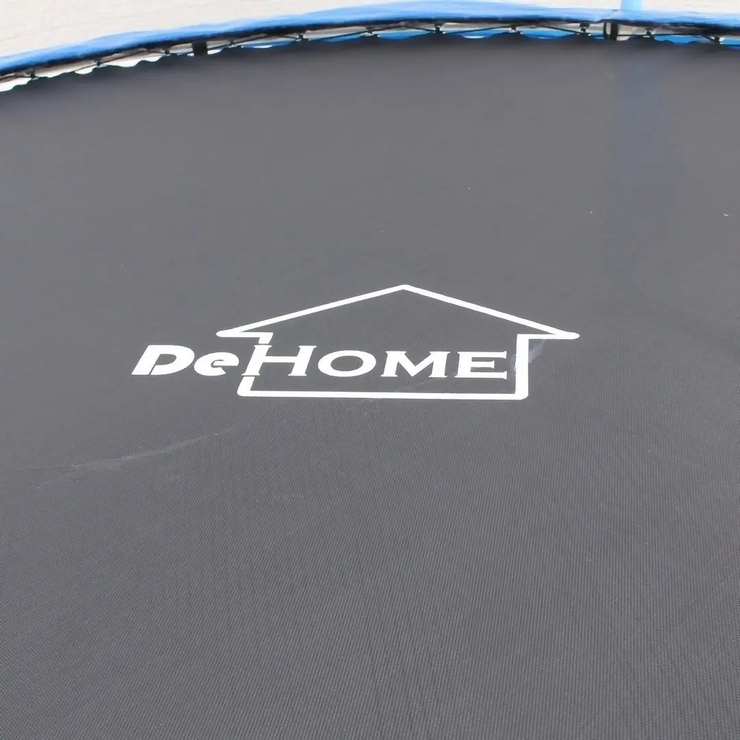 Trambulina cu plasa de protectie DeHome Jumper 1010 305cm (Black/Blue)