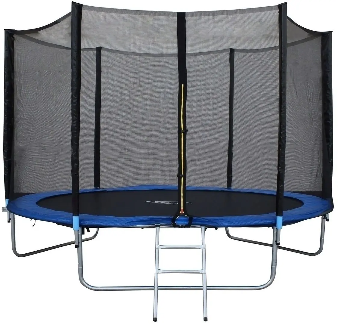 Trambulina cu plasa de protectie DeHome Jumper 1010 305cm (Black/Blue)