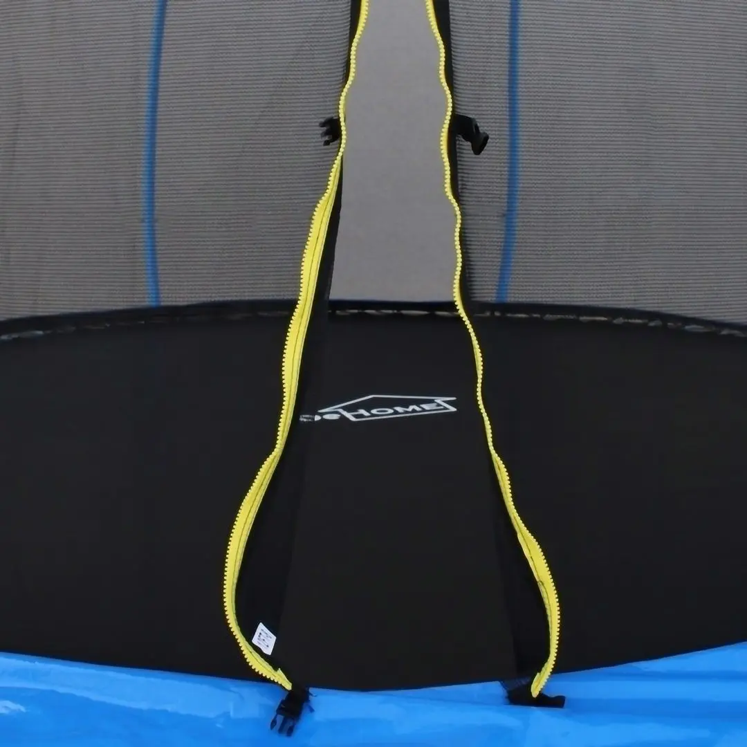 Trambulina cu plasa de protectie DeHome Jumper 3006 183cm (Black/Blue)