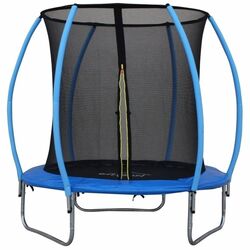 Trambulina cu plasa de protectie DeHome Jumper 3006 183cm (Black/Blue)
