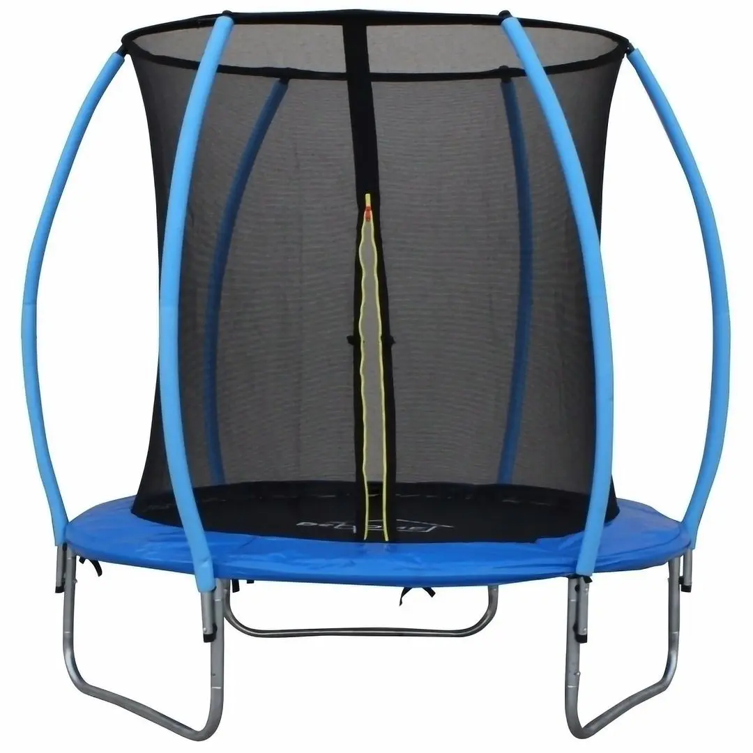 Trambulina cu plasa de protectie DeHome Jumper 3006 183cm (Black/Blue)