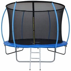 Trambulina cu plasa de protectie DeHome Jumper 3008 244cm (Black/Blue)