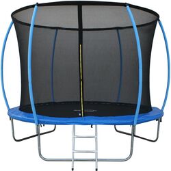 Trambulina cu plasa de protectie DeHome Jumper 3010 305cm (Black/Blue)