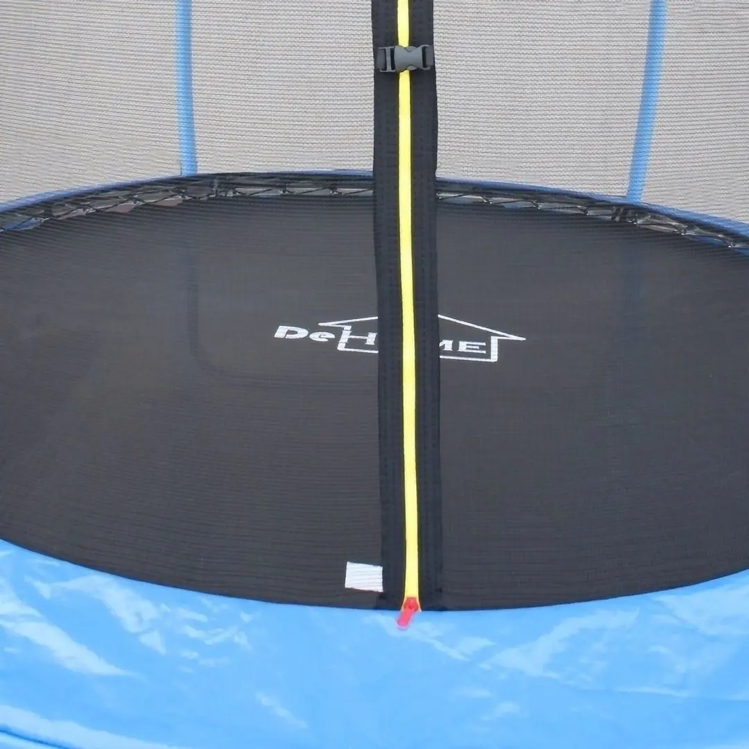 Trambulina cu plasa de protectie DeHome Jumper 3012 366cm (Black/Blue)
