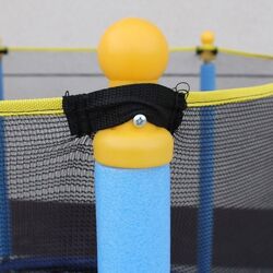 Trambulina cu plasa de protectie DeHome Jumper 55 140cm (Black/Blue) Thumb