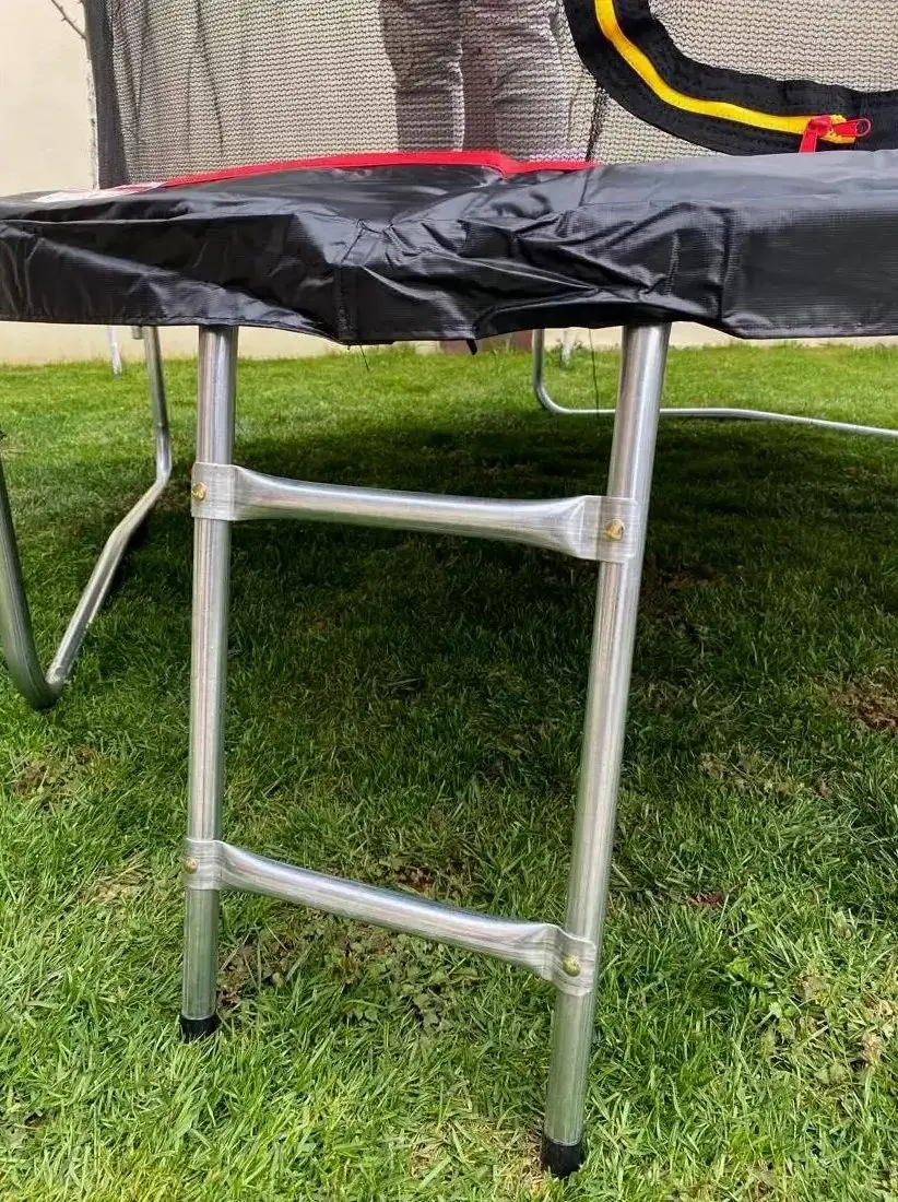 Trambulina cu plasa de protectie DHS Spokey 244cm (Black/Blue)