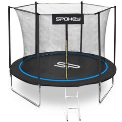 Trambulina cu plasa de protectie DHS Spokey 244cm (Black/Blue)