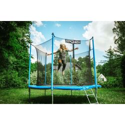 Trambulina cu plasa de protectie DHS Spokey 244cm (Black/Blue) Thumb