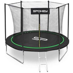 Trambulina cu plasa de protectie Dhs Spokey 244cm (Black/Green)
