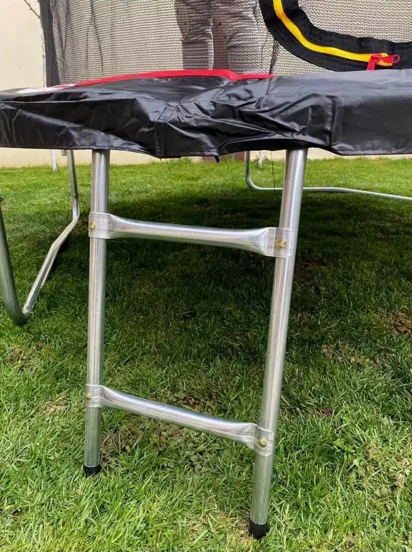 Батут с защитной сеткой Dhs Spokey 244cm (Black/Red)