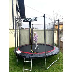 Батут с защитной сеткой Dhs Spokey 244cm (Black/Red) Thumb