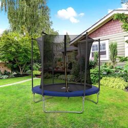 Батут с защитной сеткой Dunlop FT 193458 224cm (Blue/Black) Thumb