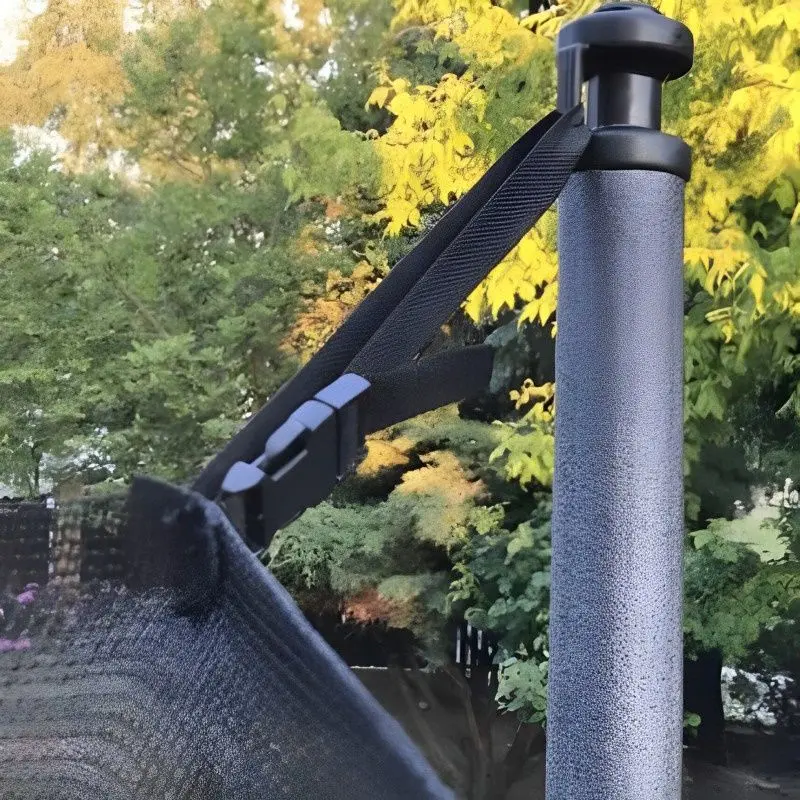 Trambulina cu plasa de protectie Ekspand Kidsmile 374cm (Black/Blue) - 5