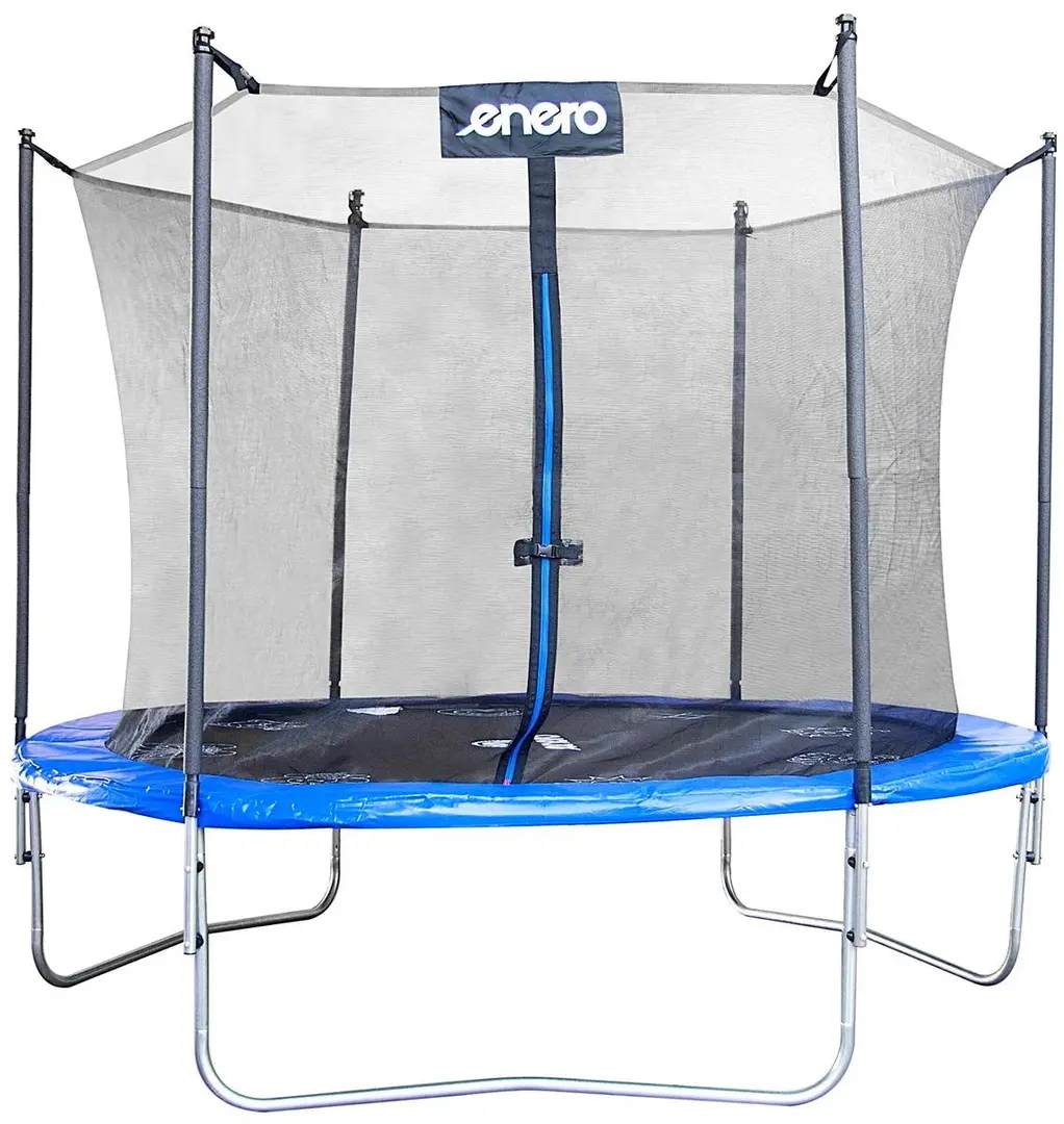 Trambulina cu plasa de protectie Enero 1078168 244cm (Black/Blue)