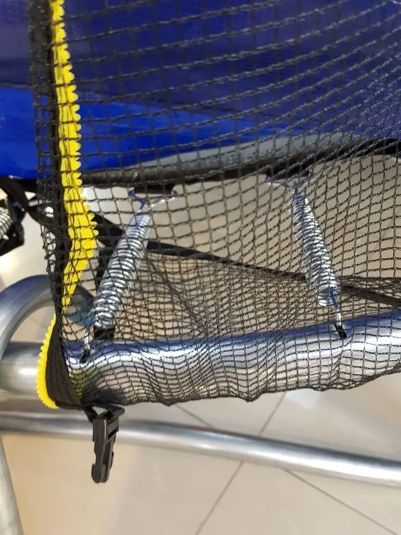 Trambulina cu plasa de protectie Essa Toys CTNJ12 366cm (Black/Blue)