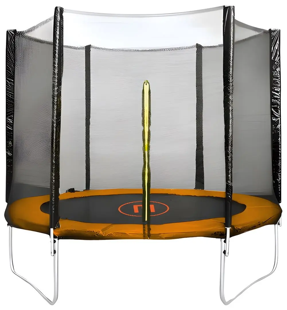 Батут с защитной сеткой Essa Toys X8FT 244cm (Black/Orange)