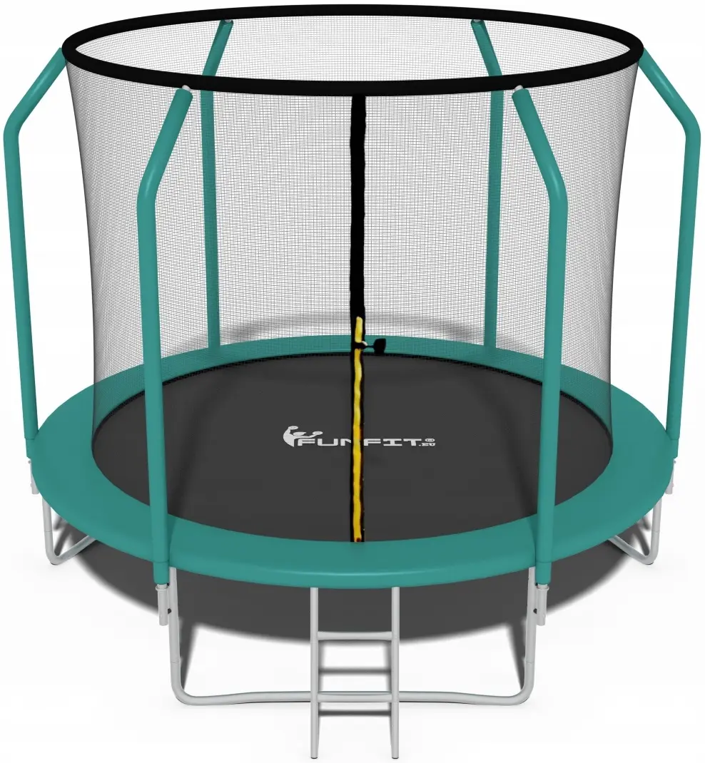 Trambulina cu plasa de protectie Funfit Gym&Fitness 4465 252cm (Green)
