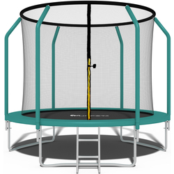 Trambulina cu plasa de protectie Funfit Gym&Fitness 4465 252cm (Green)