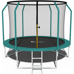 Trambulina cu plasa de protectie Funfit Gym&Fitness 4466 312cm (Green)