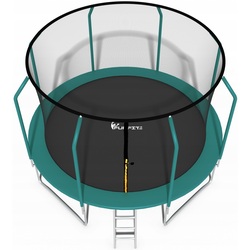 Trambulina cu plasa de protectie Funfit Gym&Fitness 4467 374cm (Green) Thumb