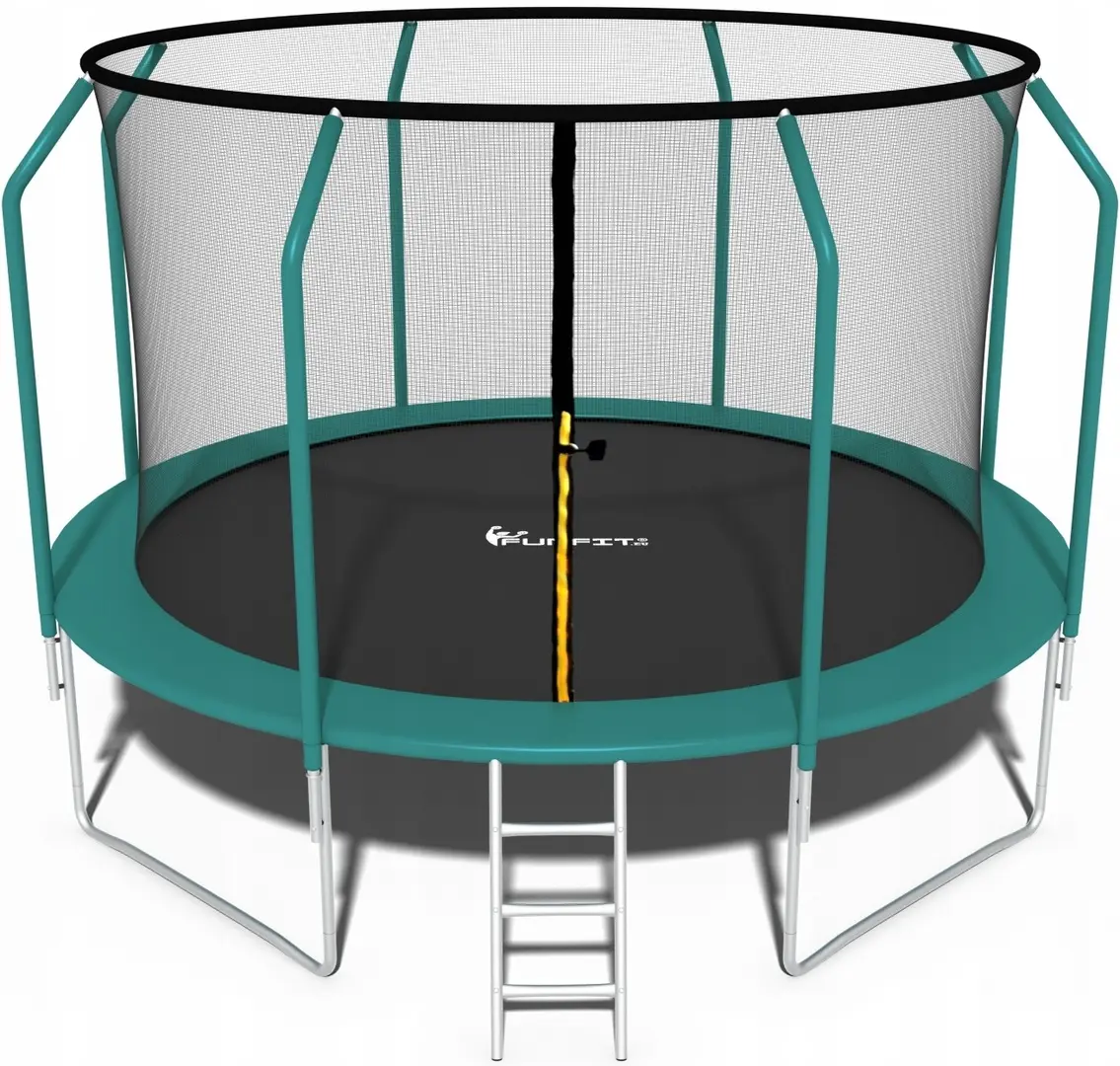 Trambulina cu plasa de protectie Funfit Gym&Fitness 4467 374cm (Green)