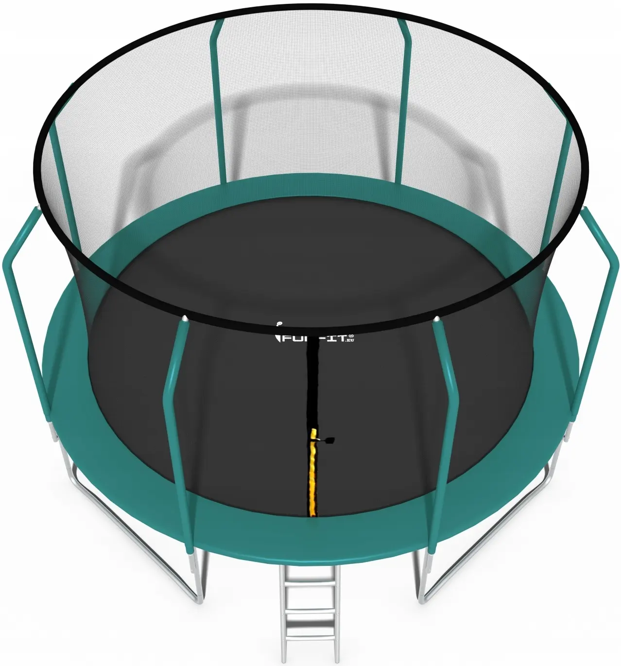 Батут с защитной сеткой Funfit Gym&Fitness 4468 404cm (Green) - 2