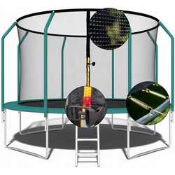 Батут с защитной сеткой Funfit Gym&Fitness 4468 404cm (Green) Thumb