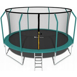 Батут с защитной сеткой Funfit Gym&Fitness 4469 435cm (Green) Thumb