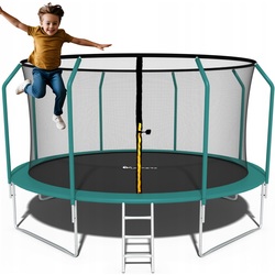 Батут с защитной сеткой Funfit Gym&Fitness 4469 435cm (Green) Thumb