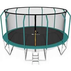 Trambulina cu plasa de protectie Funfit Gym&Fitness 4471 490cm (Green) Thumb