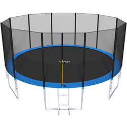 Батут с защитной сеткой FunFit 140 (Blue/Black)