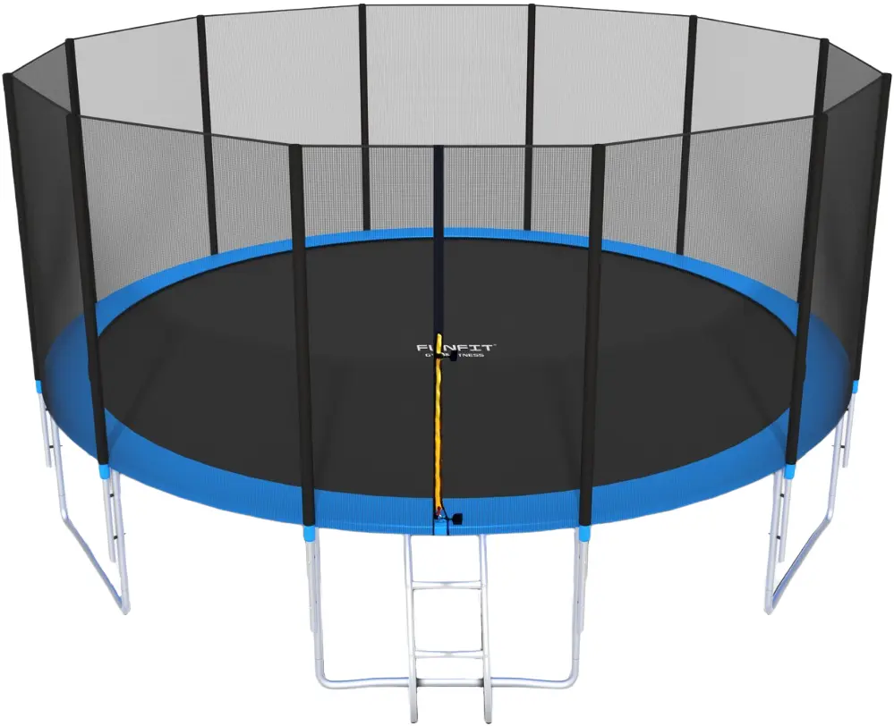 Trambulina cu plasa de protectie FunFit 140 (Blue/Black)