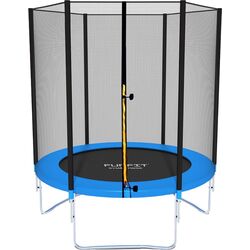 Trambulina cu plasa de protectie FunFit 840 183cm (Black/Blue)