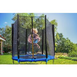 Trambulina cu plasa de protectie FunFit 840 183cm (Black/Blue) Thumb