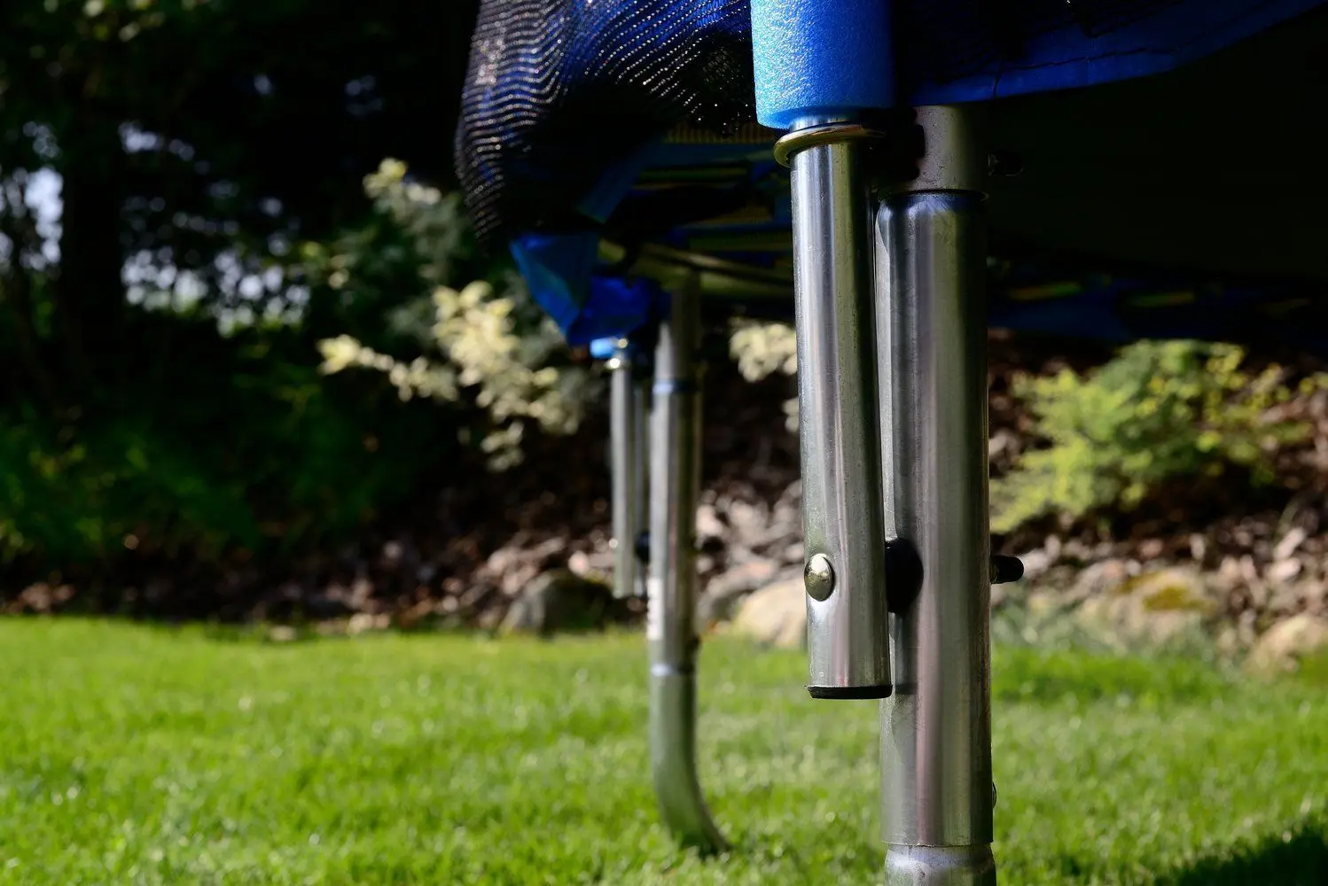 Trambulina cu plasa de protectie FunFit 840 183cm (Black/Blue)