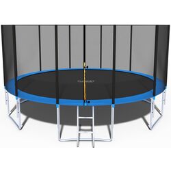 Батут с защитной сеткой FunFit 842 465cm (Black/Blue) Thumb